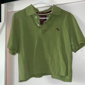 Abercrombie and fitch cropped shirt